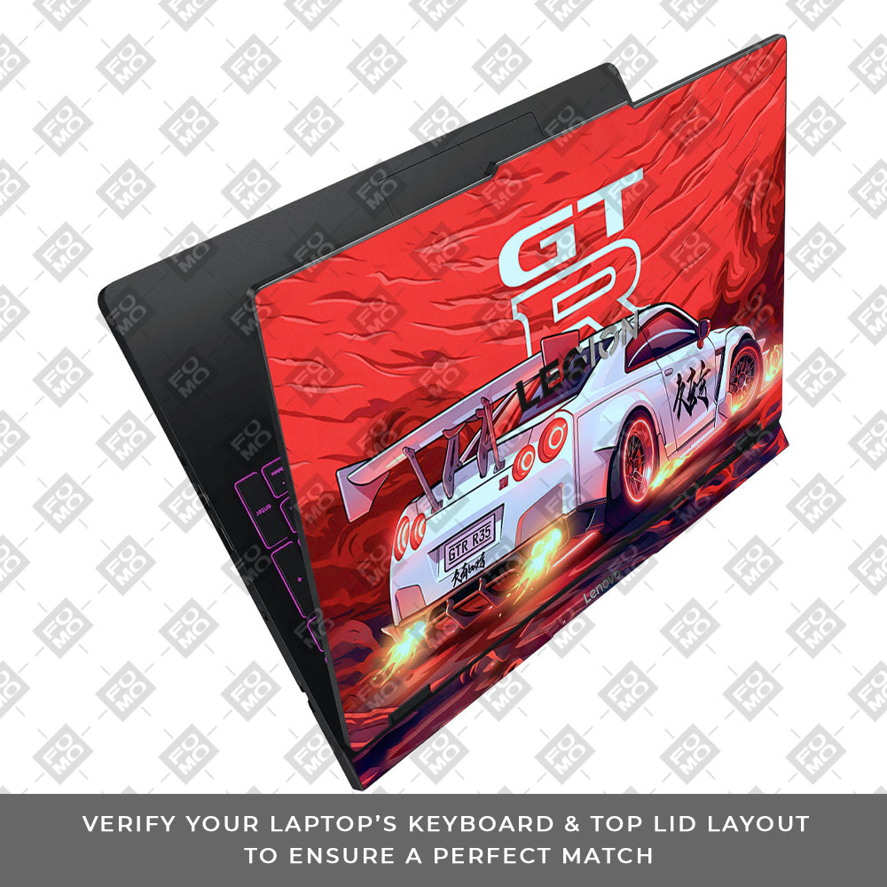 Nissan GTR Turbo Performance Edition Lenovo Legion Pro 5 16IAX10 Laptop Skin