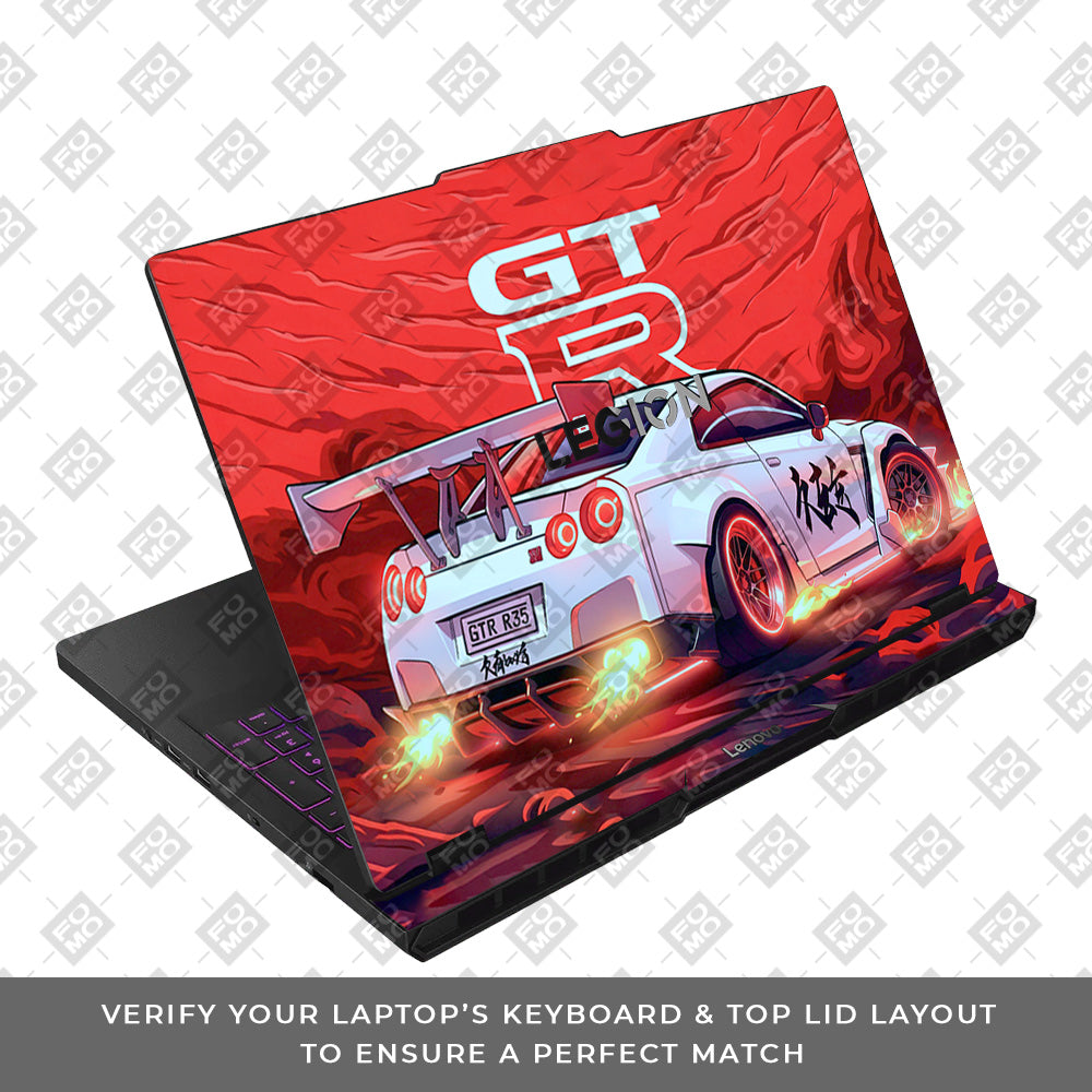 Nissan GTR Turbo Performance Edition Lenovo Legion Pro 5 16AFR10 Laptop Skin
