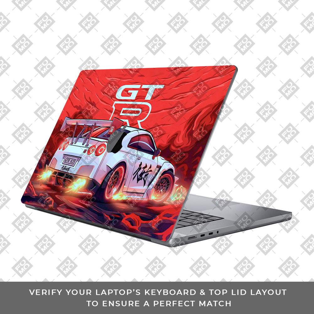 Nissan GTR Turbo Performance Edition MacBook Neo Laptop Skin