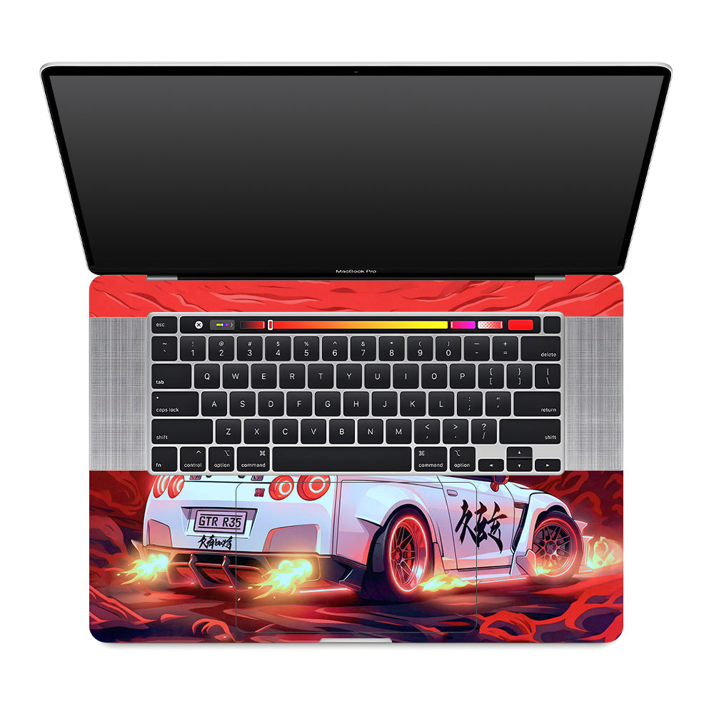 Nissan GTR Turbo Performance Edition MacBook Pro 16 2019 3D Laptop Skin