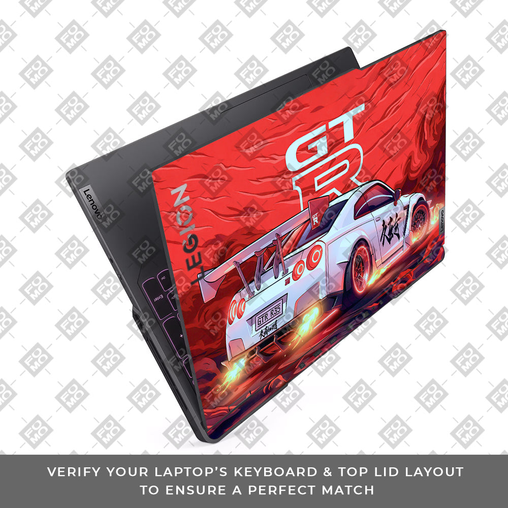 Nissan GTR Turbo Performance Edition Lenovo Legion 5 Pro 16IRX8 and 16IRX9 Laptop Skin