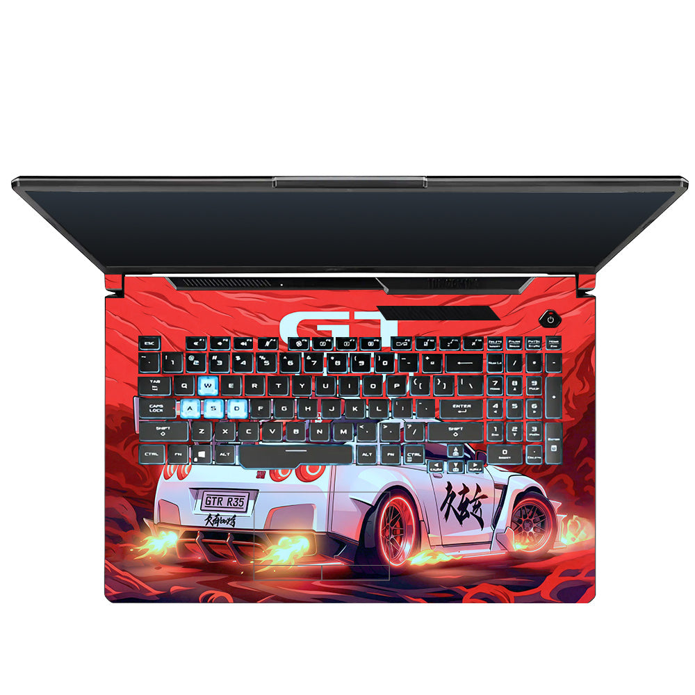 Nissan GTR Turbo Performance Edition Asus TUF Gaming F17 FX706 3D Laptop Skin