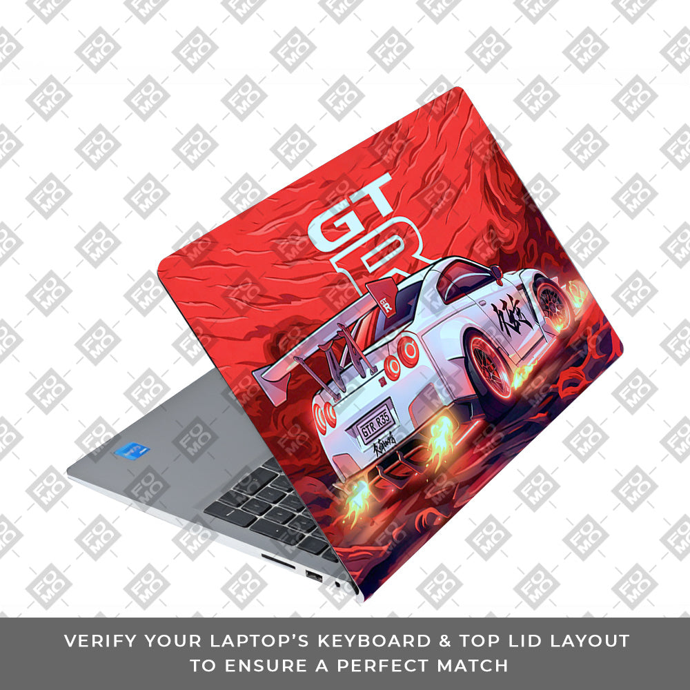 Nissan GTR Turbo Performance Edition Dell Inspiron 3520 Laptop Skin