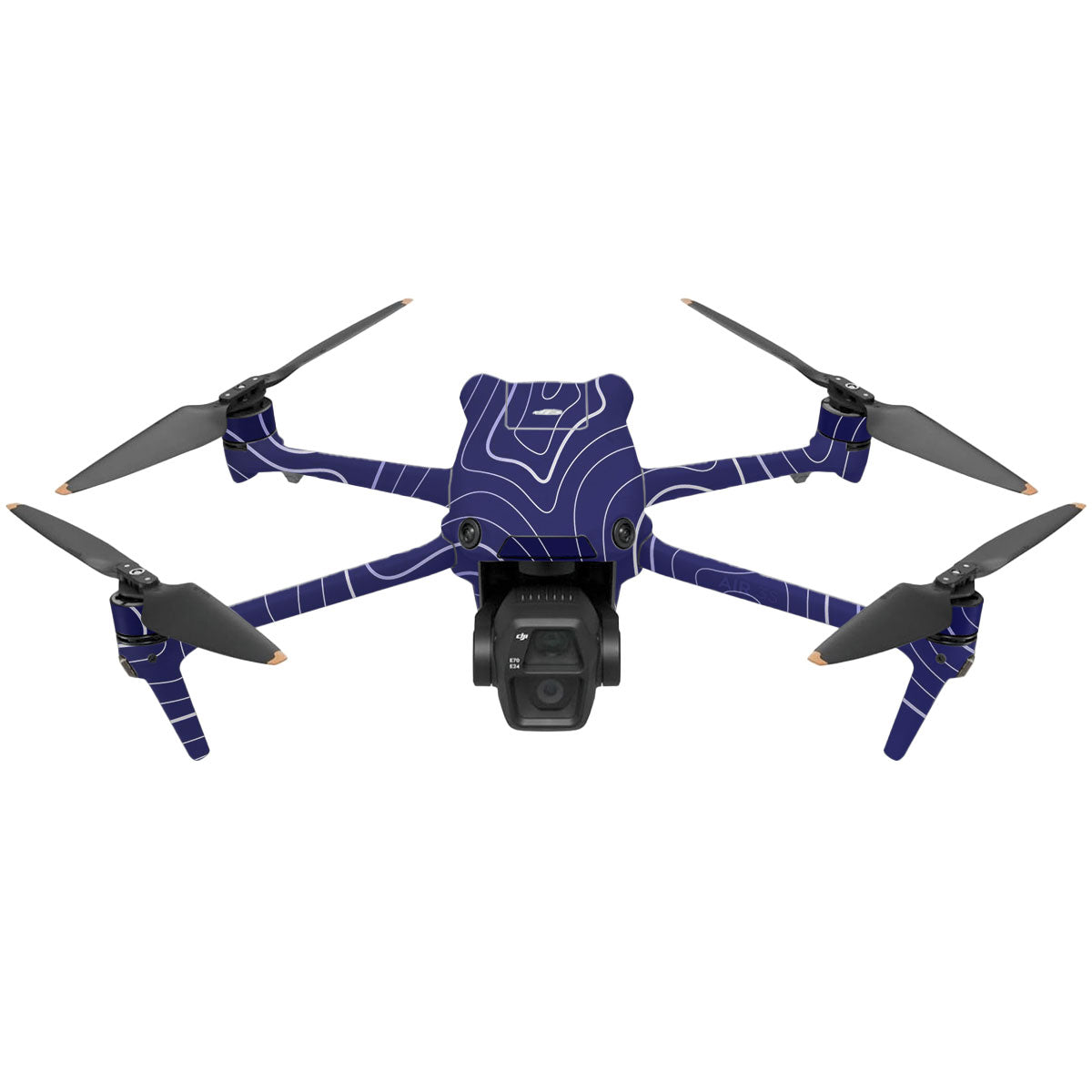 Deep Blue Contour DJI Air 3 Drone Skin