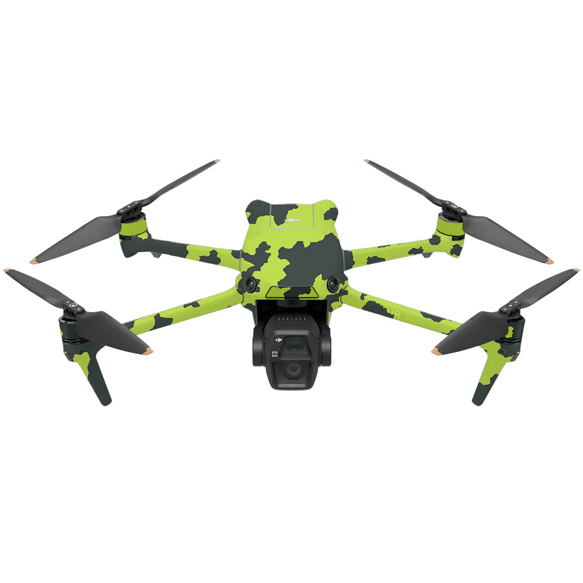 Neon Green Splatter DJI Air 3 Drone Skin