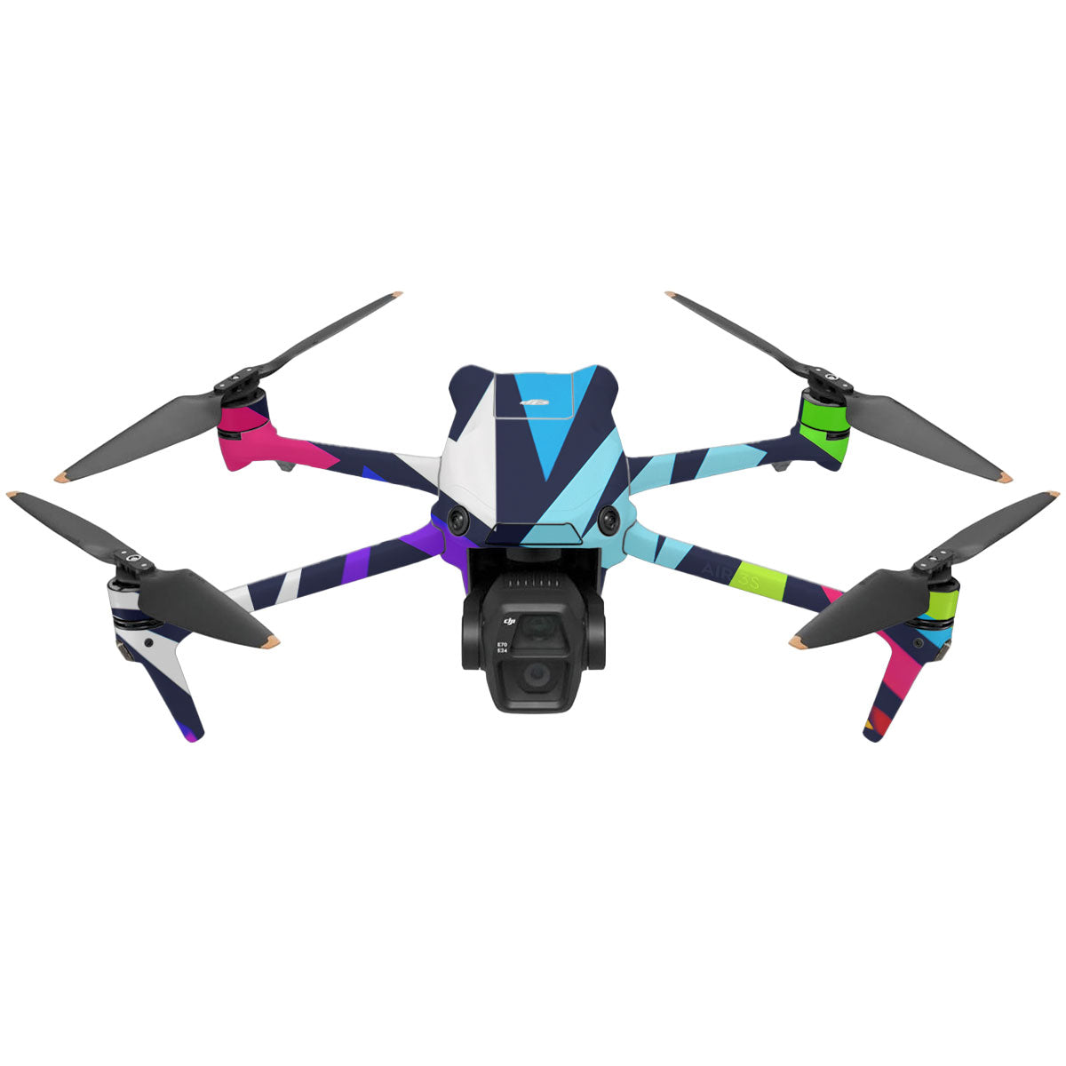 Bold Geometric Pop DJI Air 3 Drone Skin