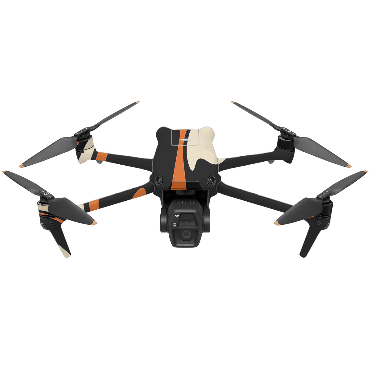 Mid-Century Abstract Swirl DJI Air 3 Drone Skin