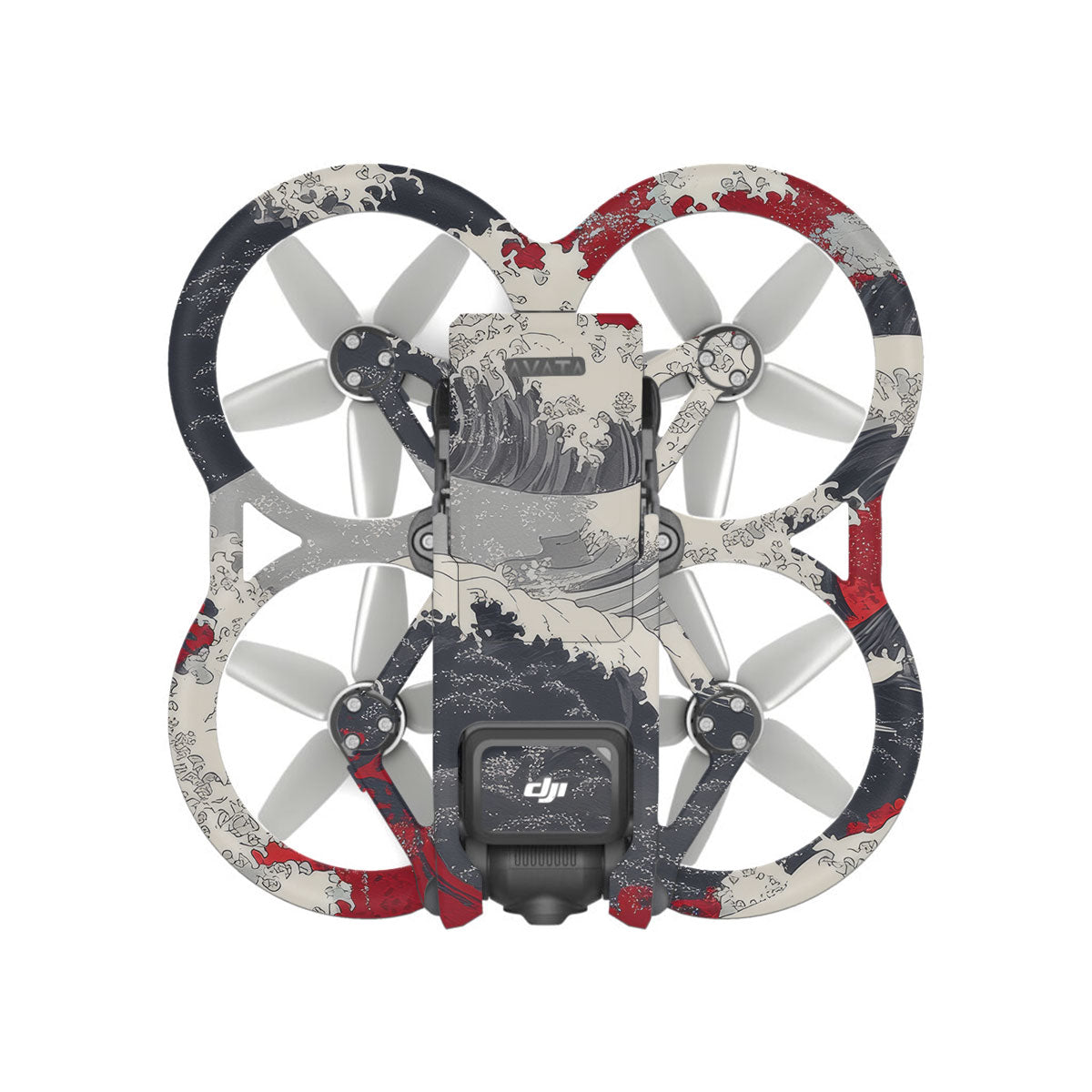 Abstract Waves DJI Avata Drone Skin