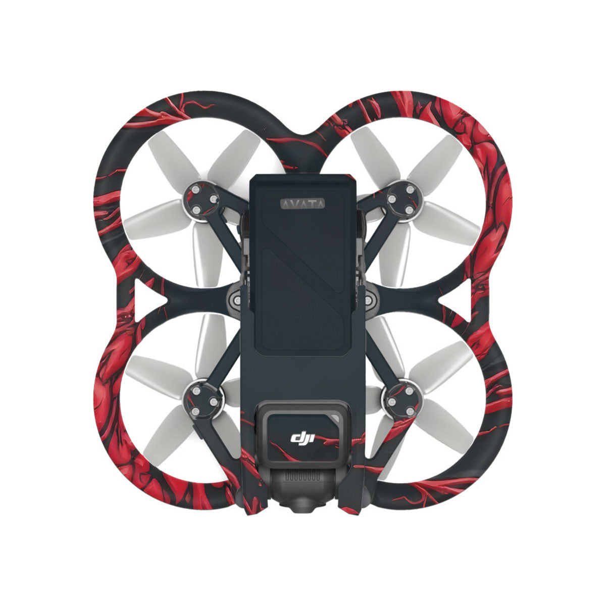 Venom Red DJI Avata Drone Skin