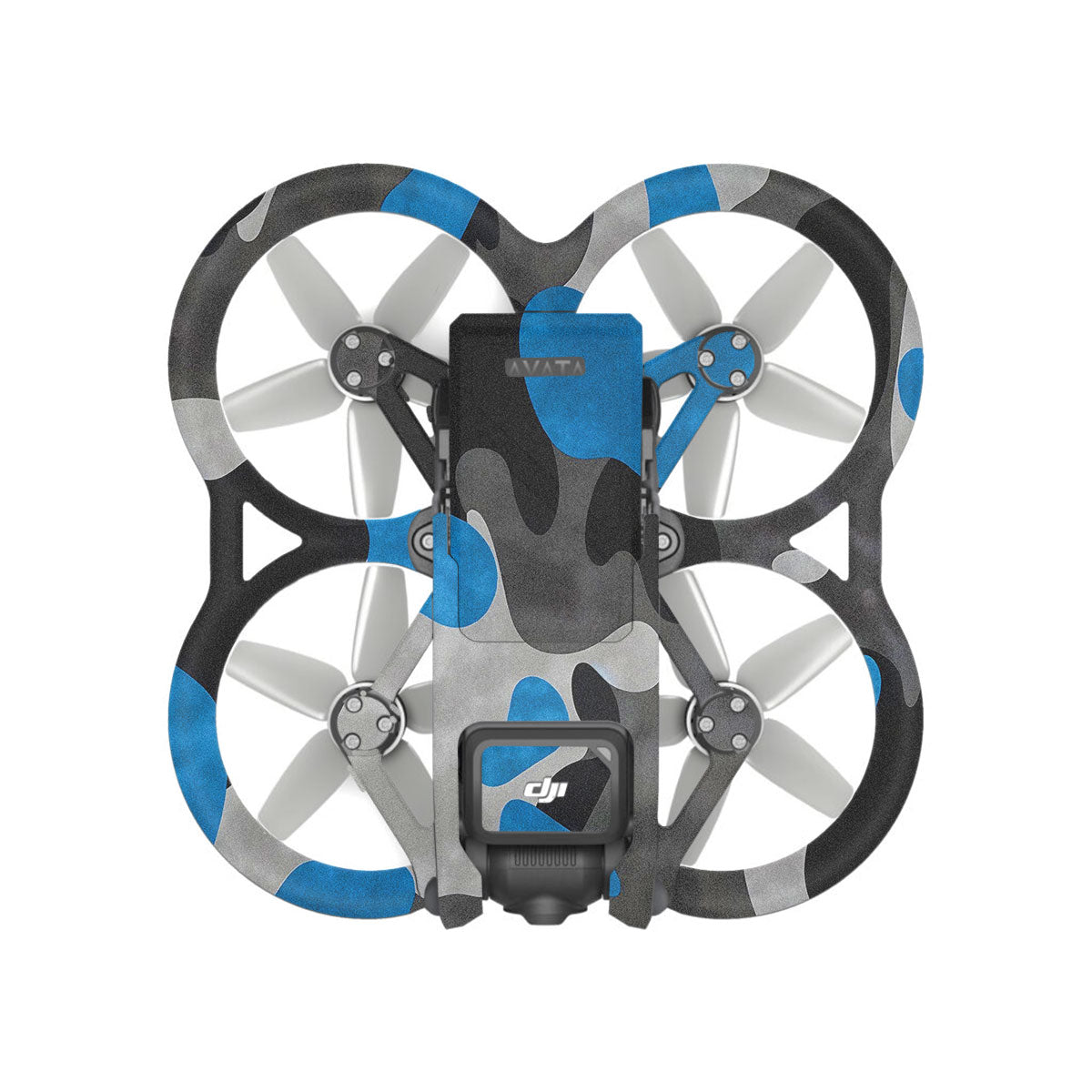 Blue Grey Camo DJI Avata Drone Skin
