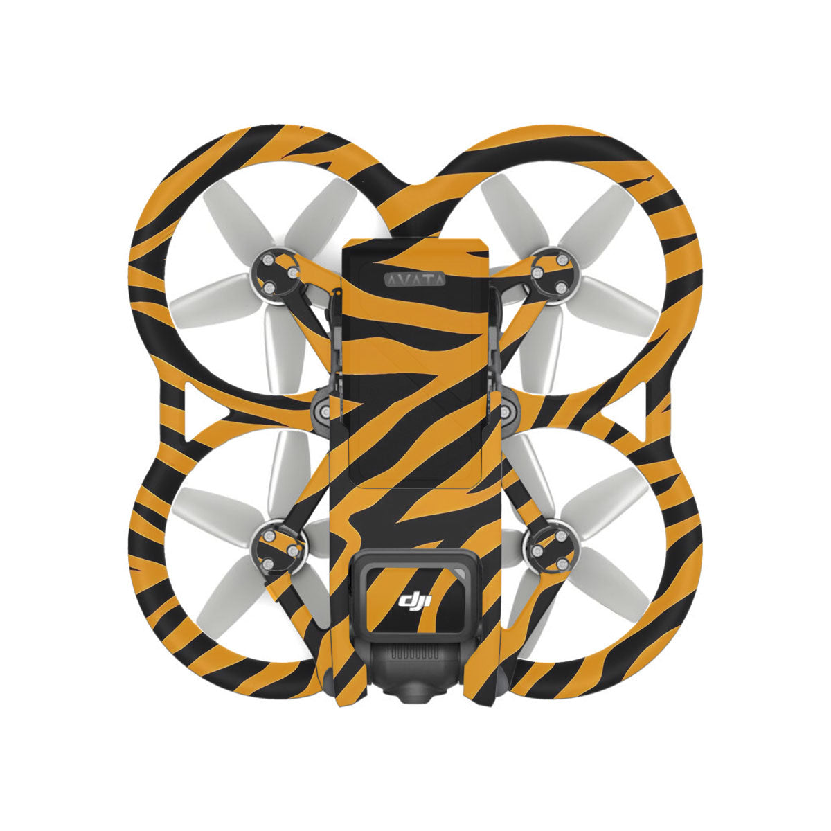 Zebra Gold Pattern DJI Avata Drone Skin