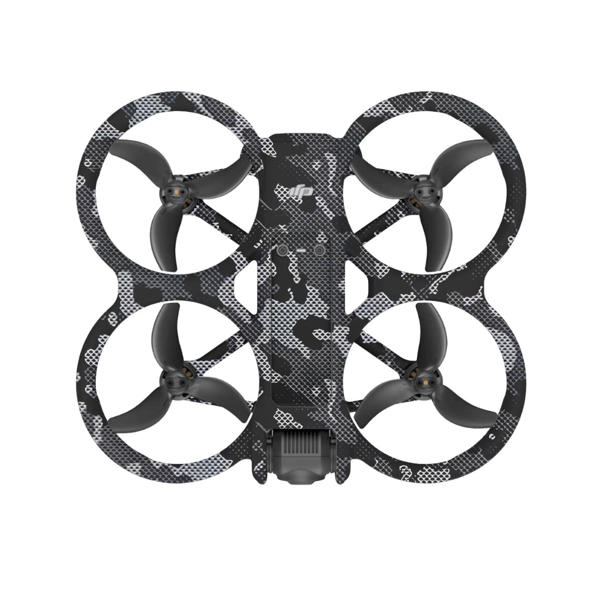 Stealth Grey Camo DJI Avata 2 Drone Skin