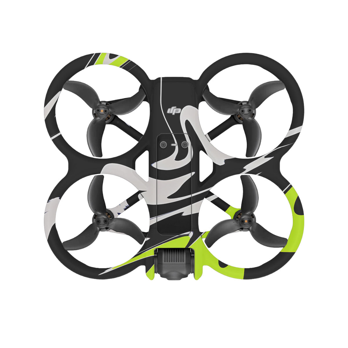 Neon Green and Black Pattern DJI Avata 2 Drone Skin
