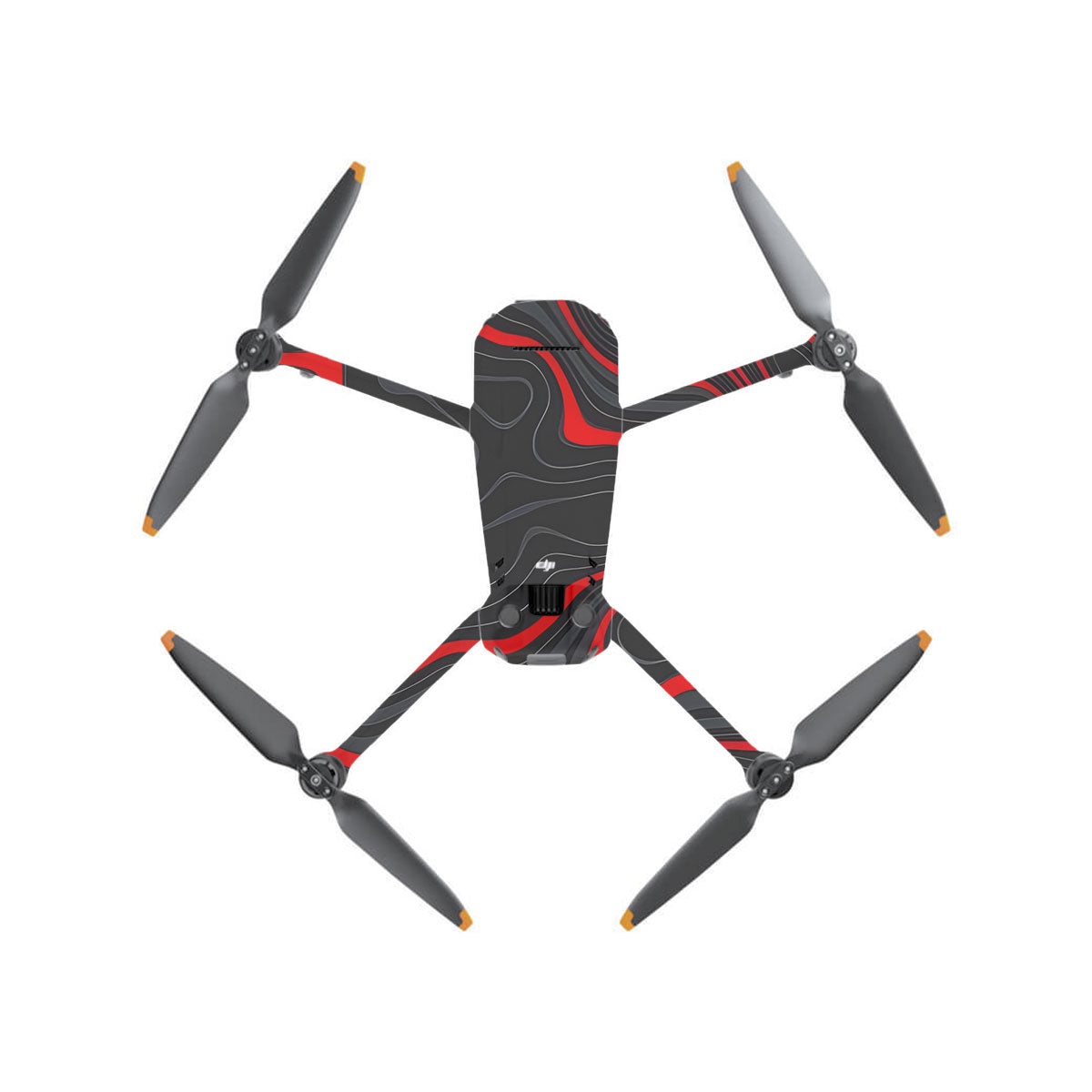 Crimson Waves DJI Mavic 3 Drone Skin