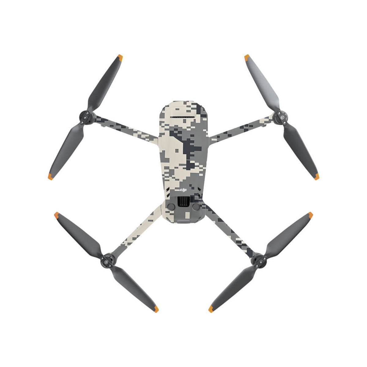 Grey Black Pixel DJI Mavic 3 Drone Skin