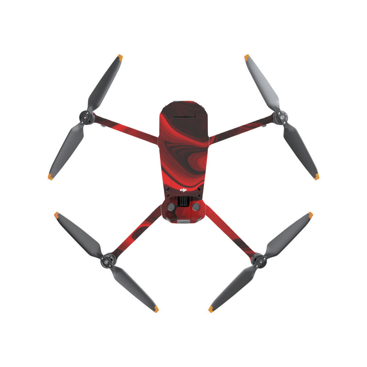 Red Lava Flow DJI Mavic 3 Drone Skin