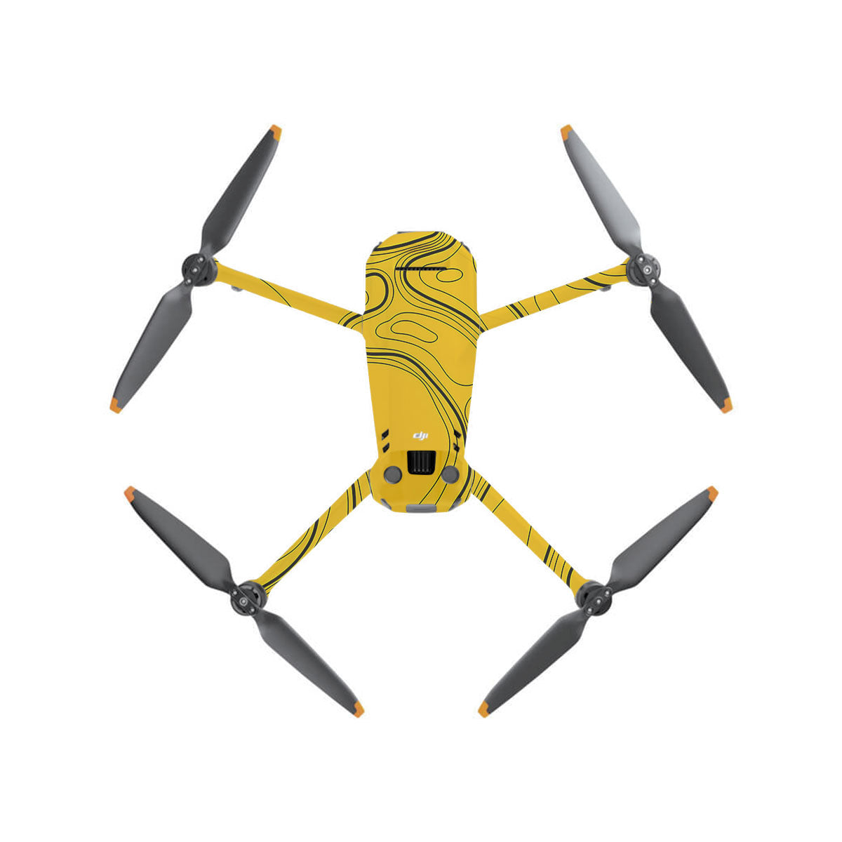 Topographic Map Pattern DJI Mavic 3 Drone Skin