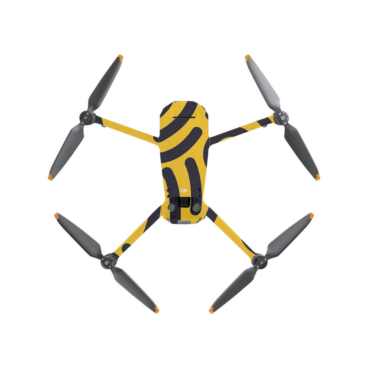 Minimal Yellow Wave DJI Mavic 3 Drone Skin