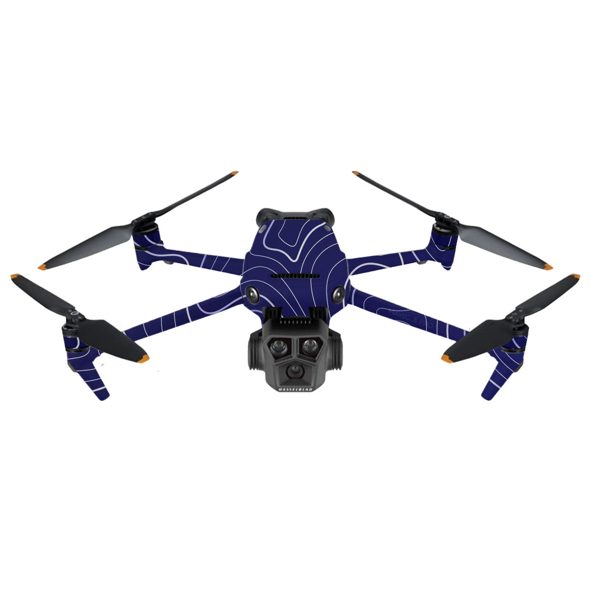 Deep Blue Contour DJI Mavic 3 Pro Drone Skin
