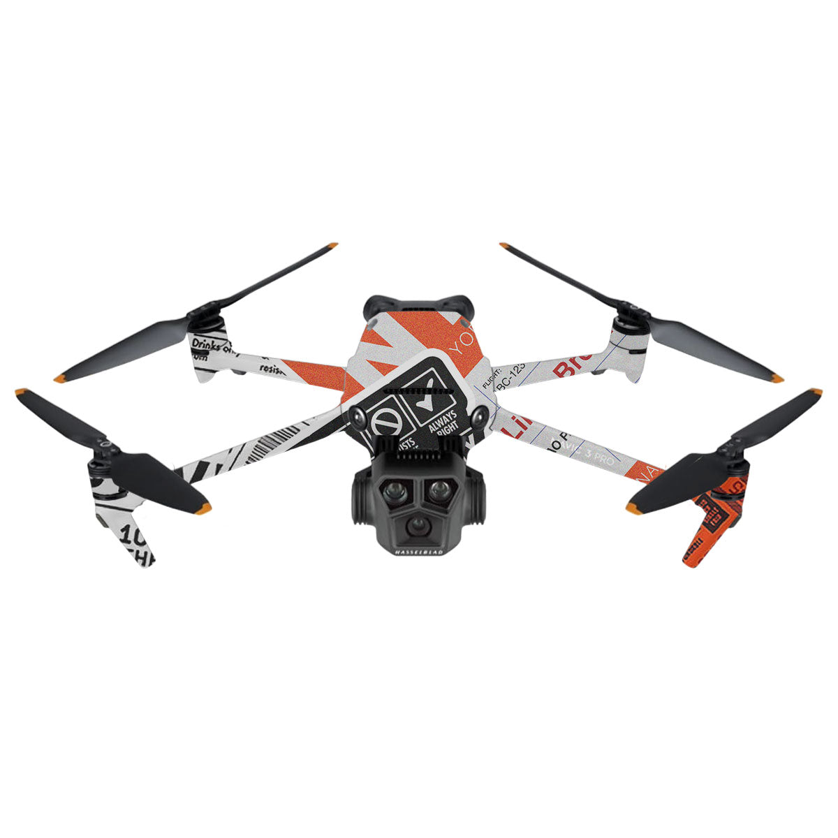 Tech Aesthetic Sticker Collage DJI Mavic 3 Pro Drone Skin