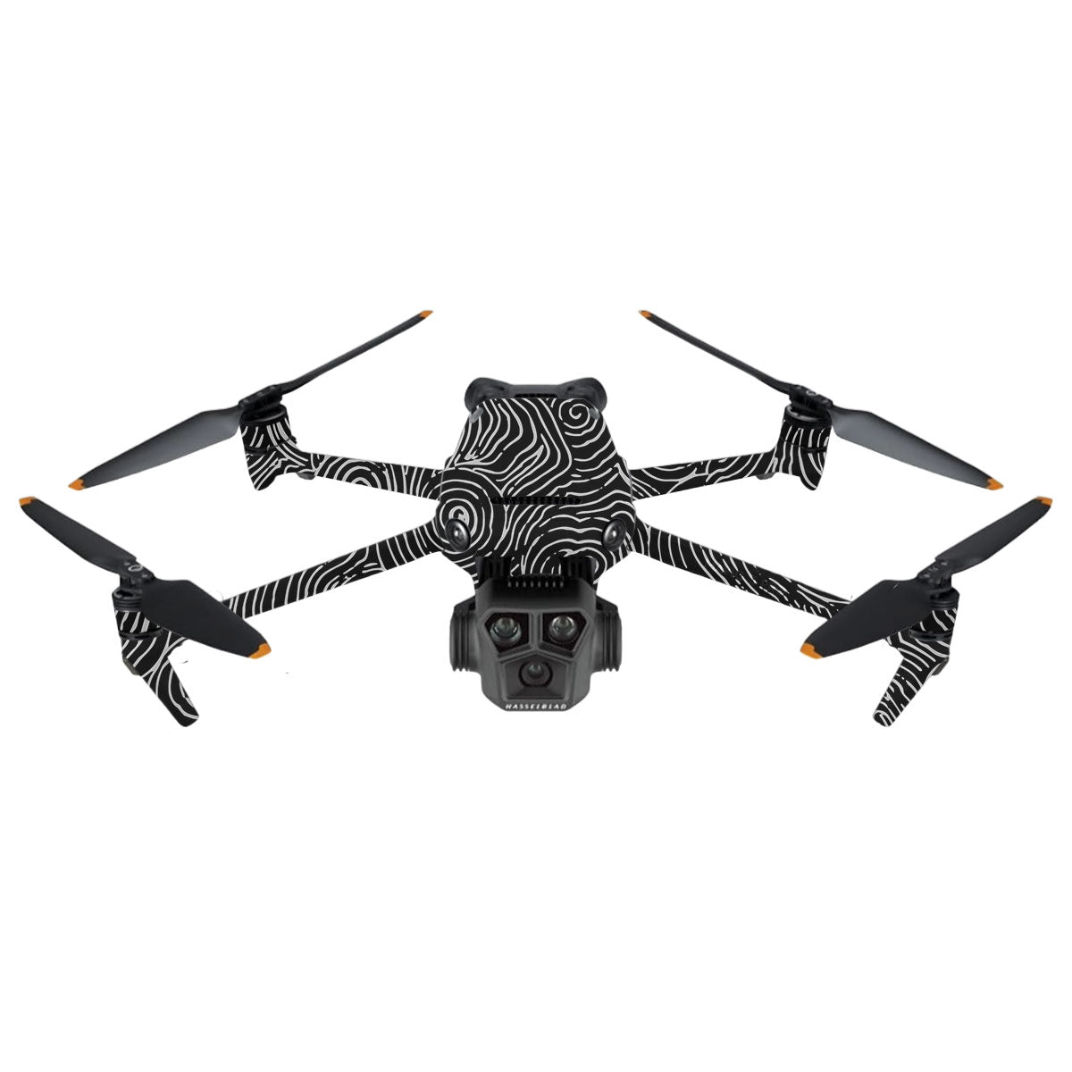 White Spirals DJI Mavic 3 Pro Drone Skin