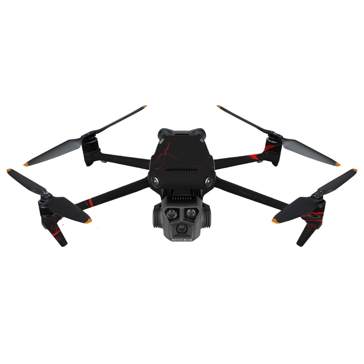 Red Neural Grid DJI Mavic 3 Pro Drone Skin