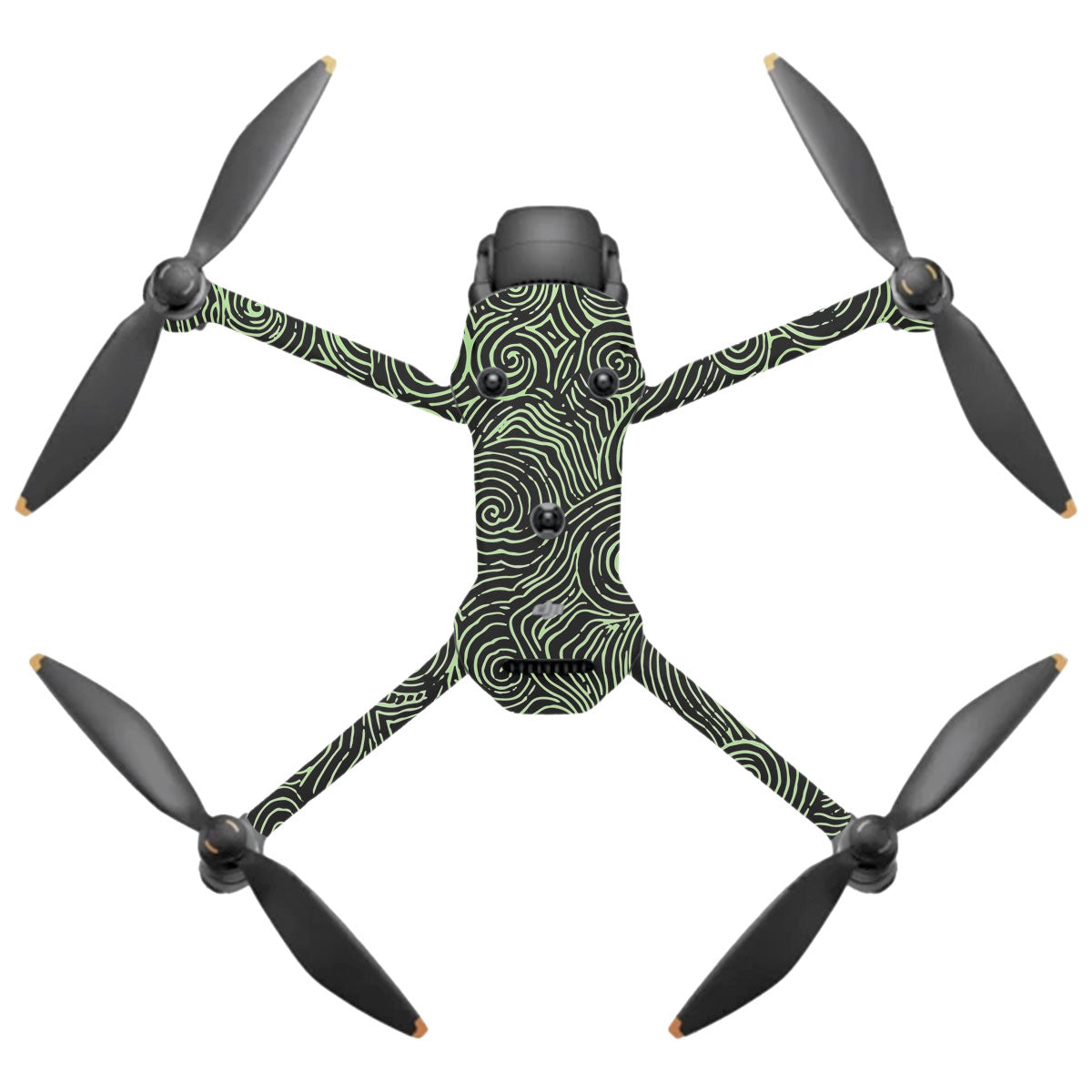 Green Spirals DJI Mavic 4 Pro Drone Skin
