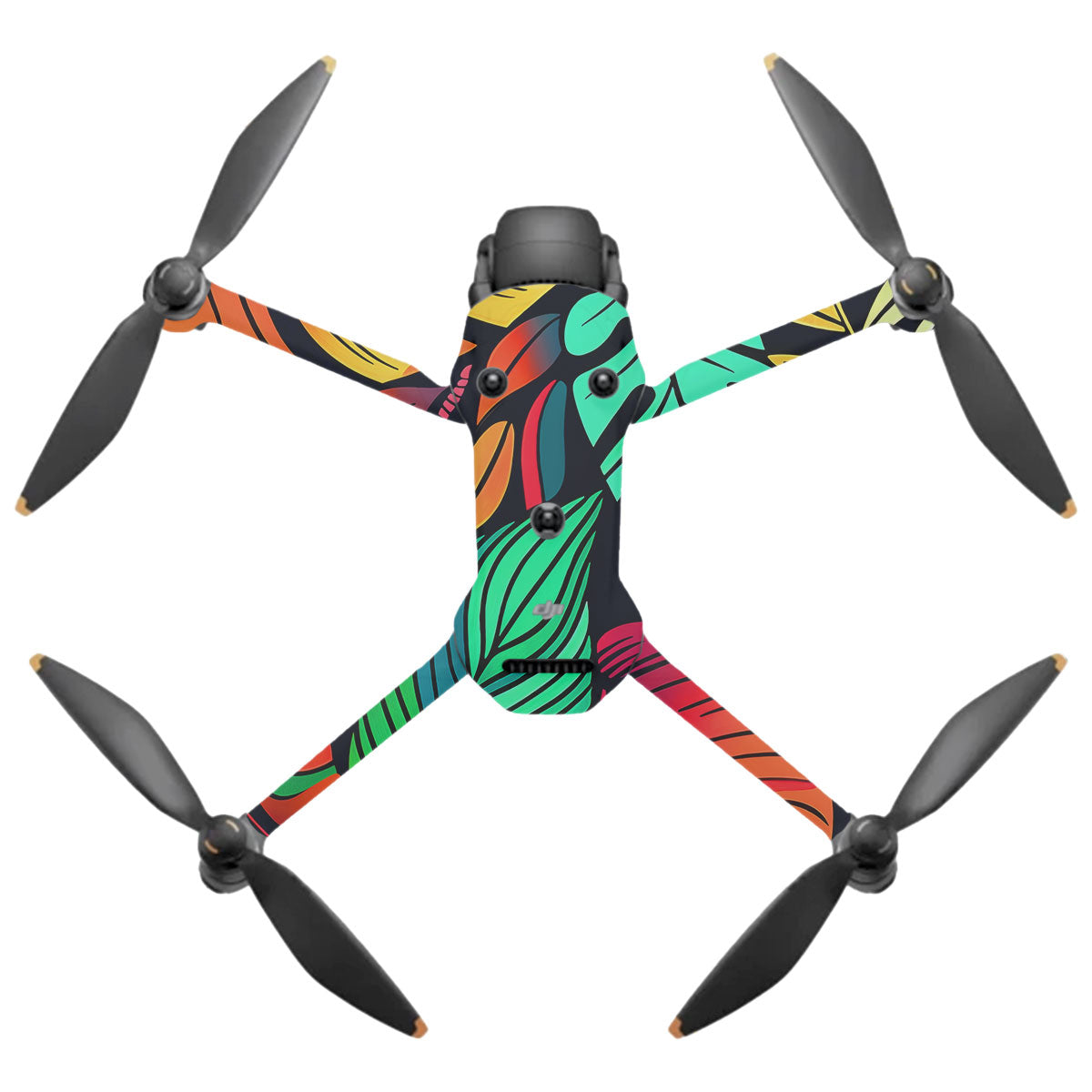 Tropical Jungle Leaves DJI Mavic 4 Pro Drone Skin