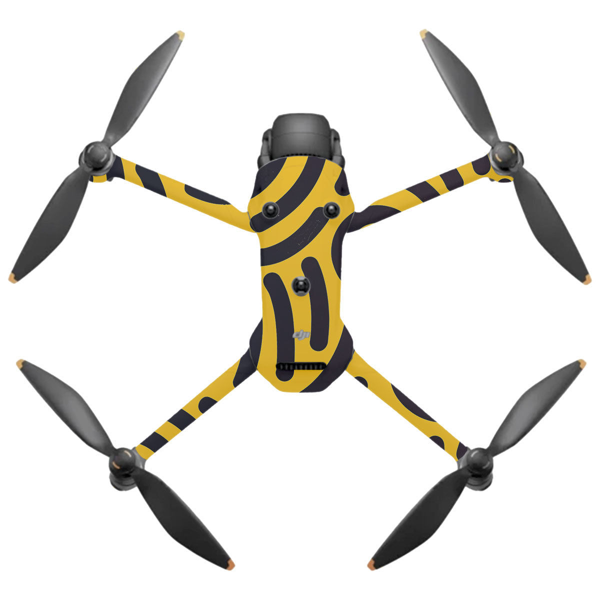 Minimal Yellow Wave DJI Mavic 4 Pro Drone Skin