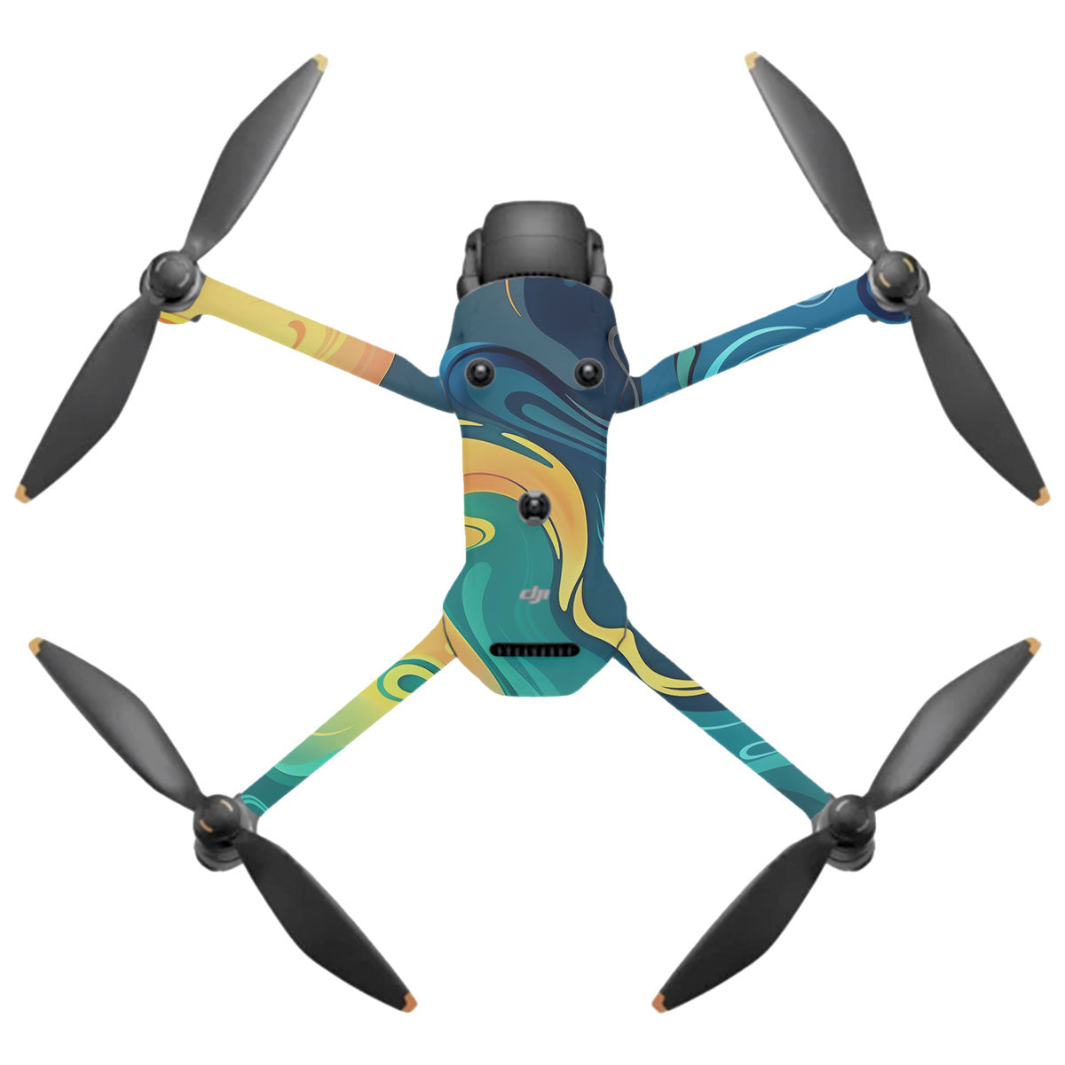 Rainbow Liquid Fusion DJI Mavic 4 Pro Drone Skin