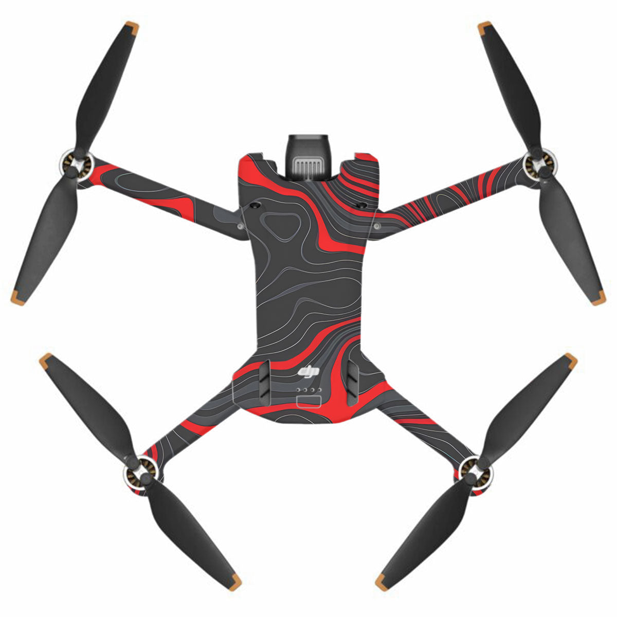 Crimson Waves DJI Mini 3 Pro Drone Skin