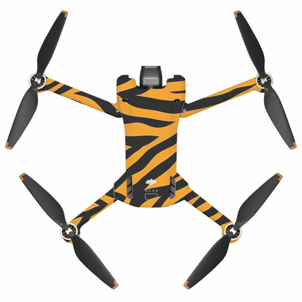 Zebra Gold Pattern DJI Mini 3 Pro Drone Skin