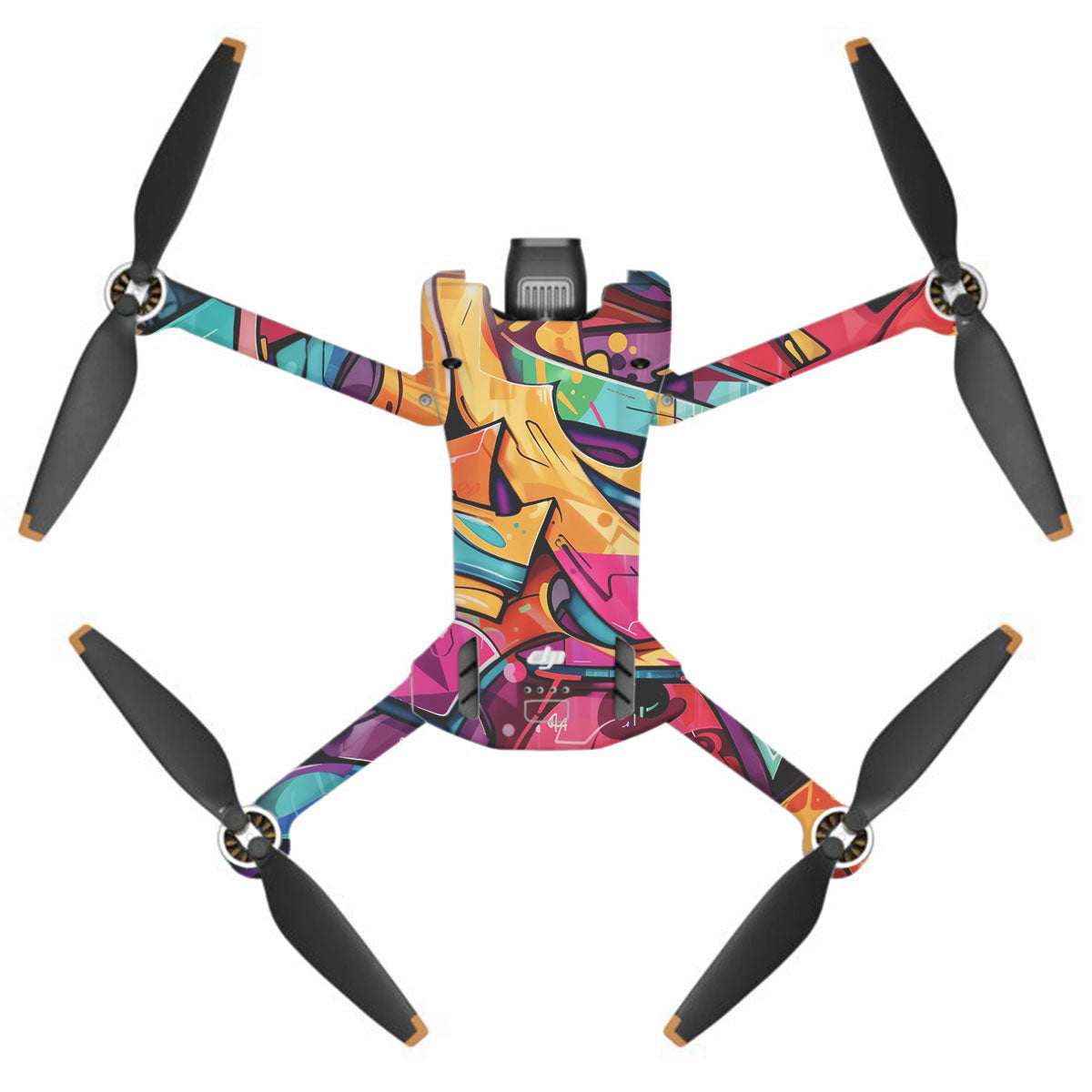 Urban Graffiti Explosion DJI Mini 3 Pro Drone Skin