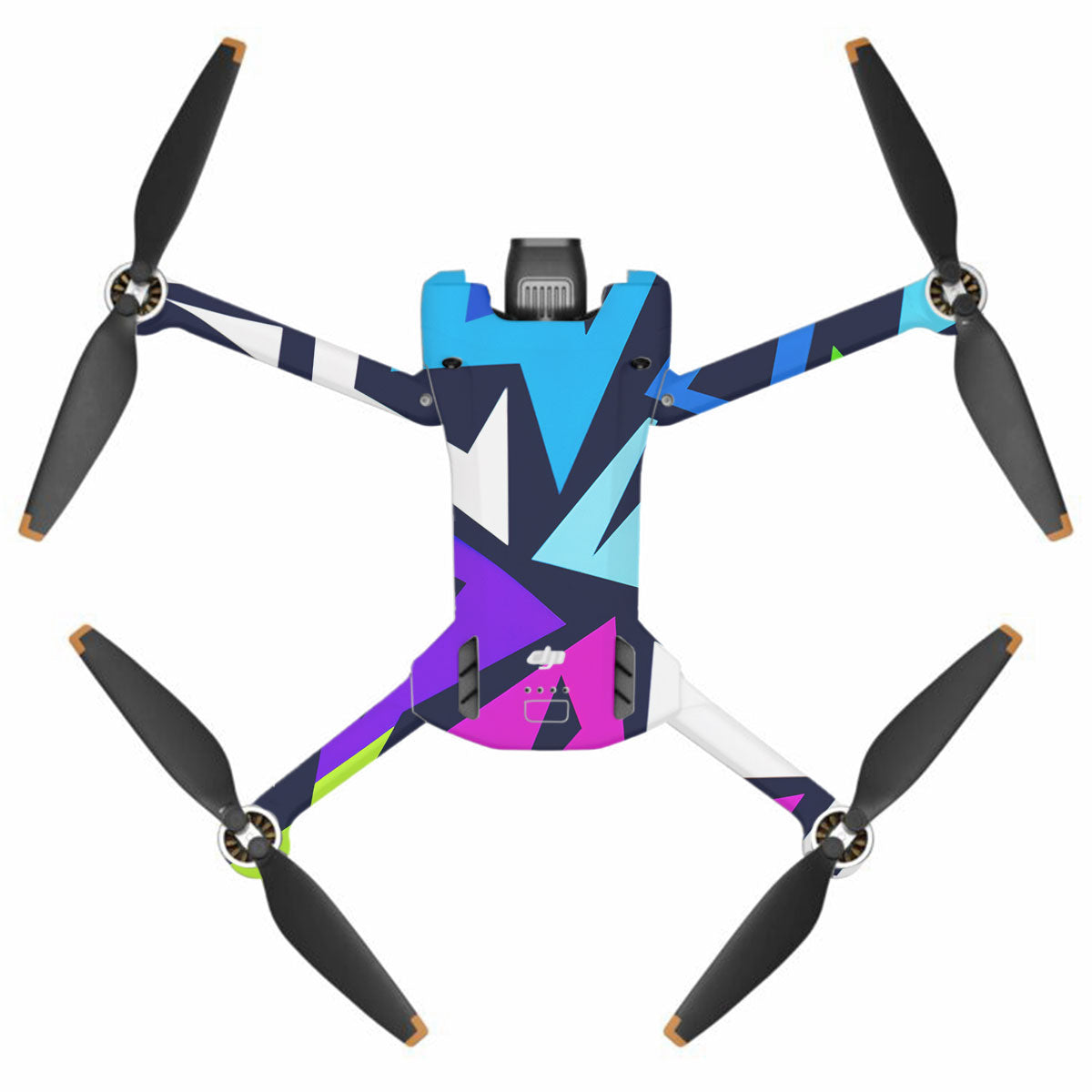 Bold Geometric Pop DJI Mini 3 Pro Drone Skin