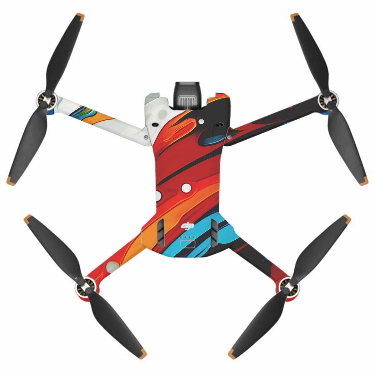 Fire & Ice Flow DJI Mini 3 Pro Drone Skin