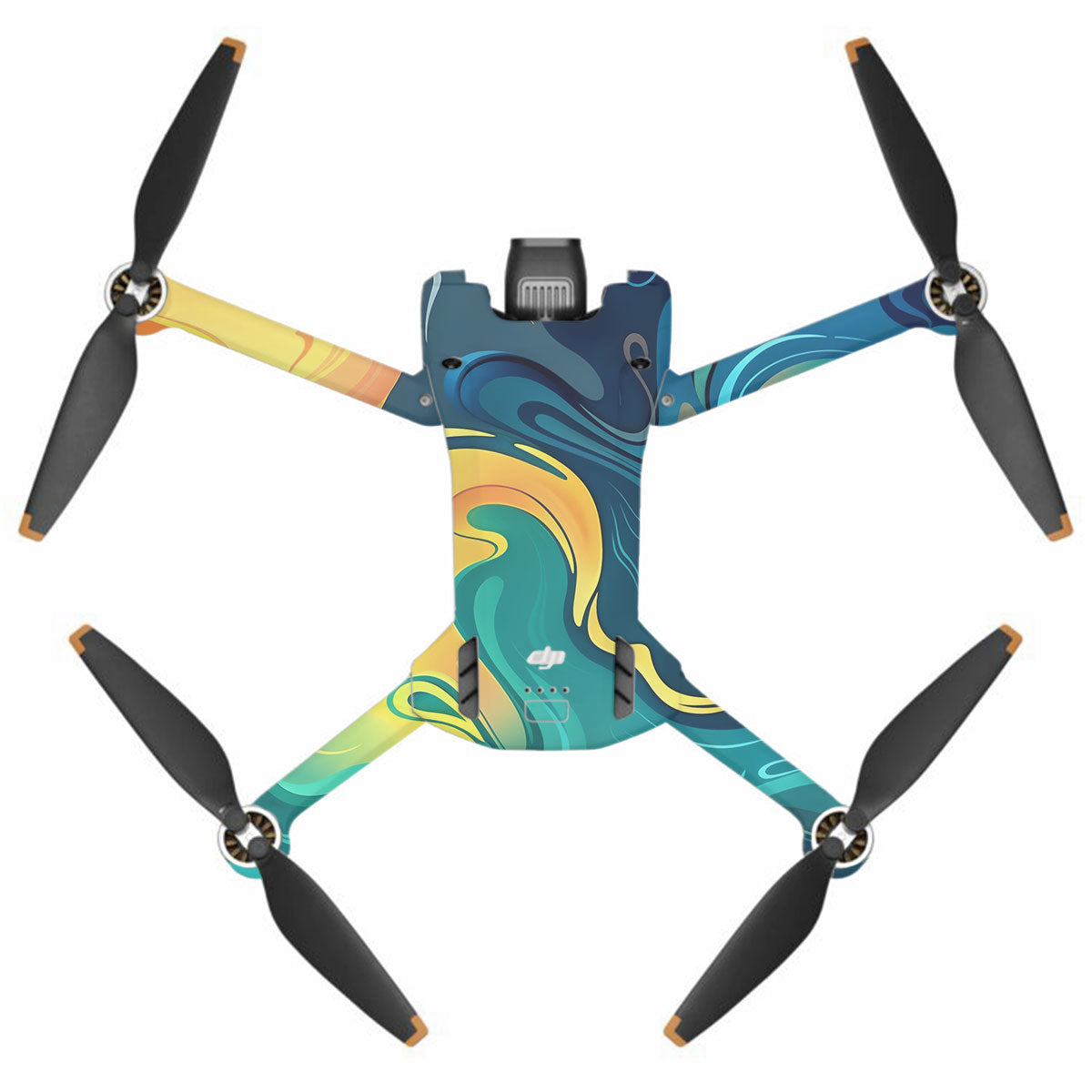 Rainbow Liquid Fusion DJI Mini 3 Pro Drone Skin