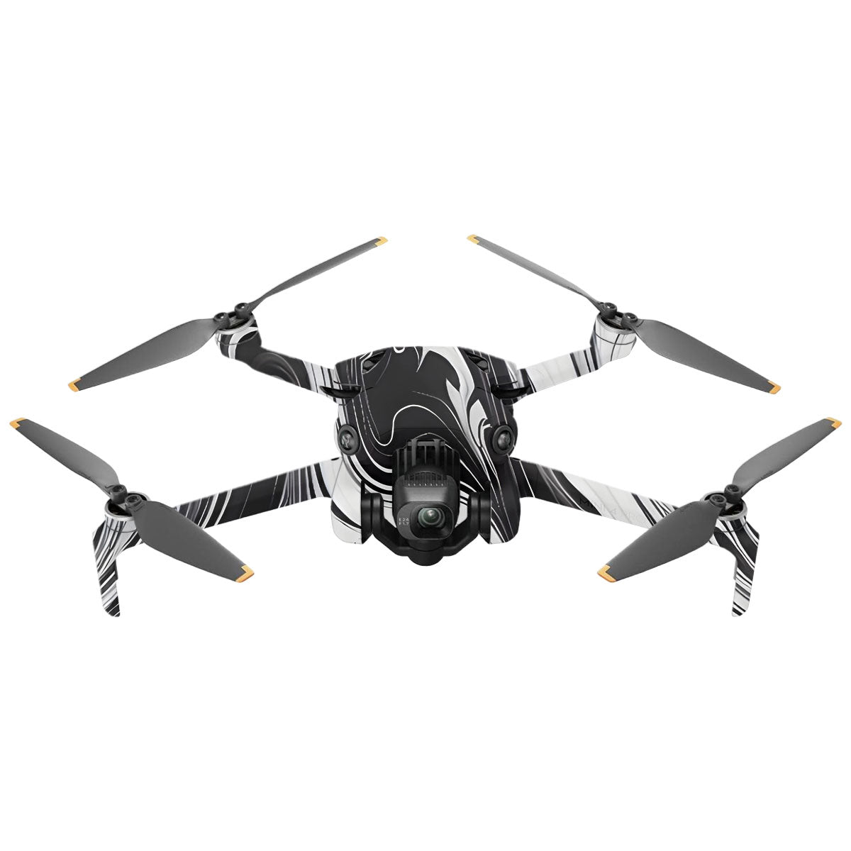 Black and White Marble DJI Mini 4 Pro Drone Skin