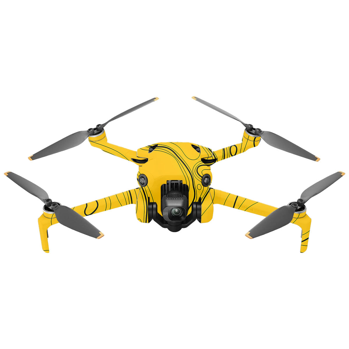 Topographic Map Pattern DJI Mini 4 Pro Drone Skin