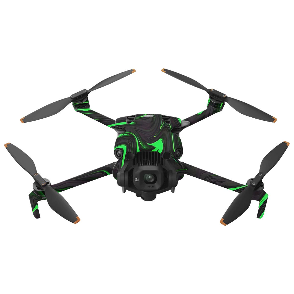 Green Liquid Pattern DJI Mini 5 Pro Drone Skin