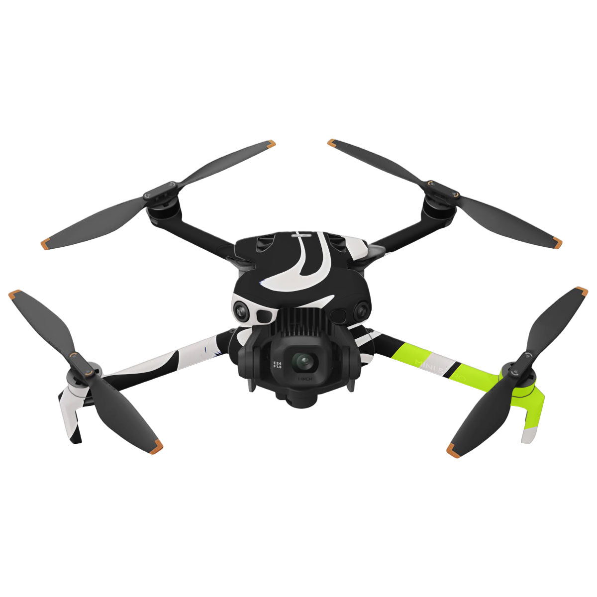 Neon Green and Black Pattern DJI Mini 5 Pro Drone Skin