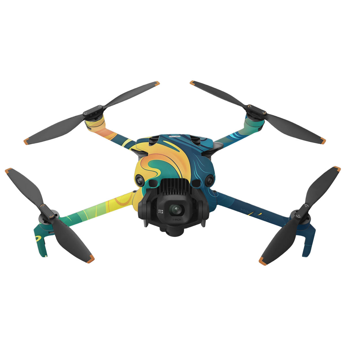 Rainbow Liquid Fusion DJI Mini 5 Pro Drone Skin