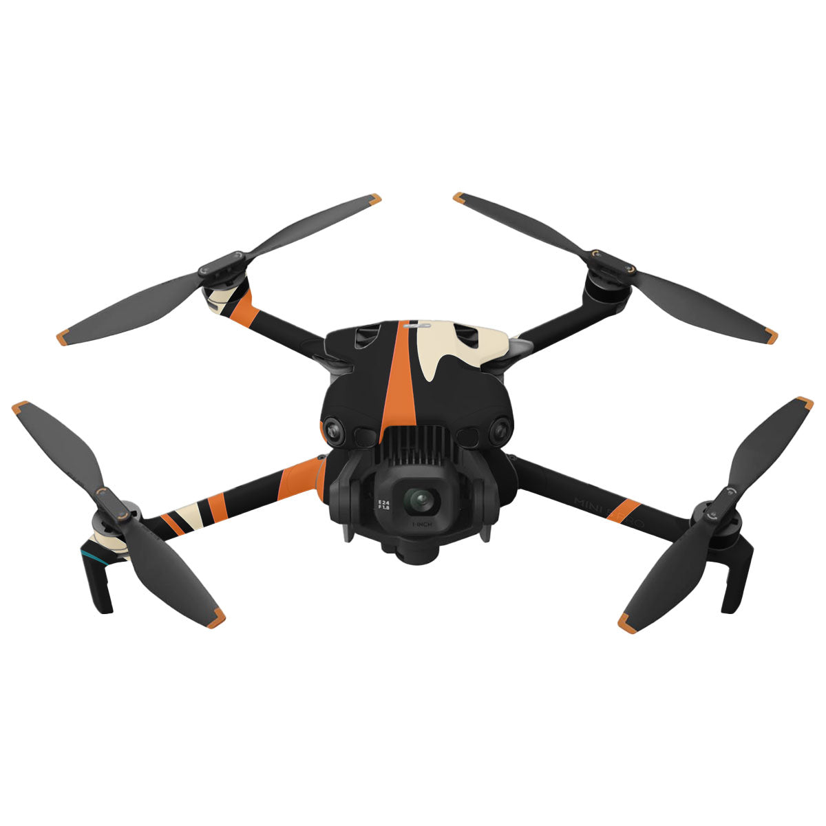 Mid-Century Abstract Swirl DJI Mini 5 Pro Drone Skin