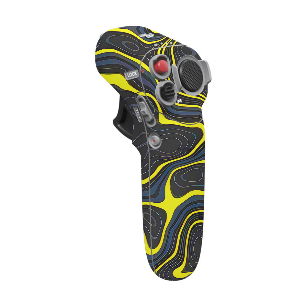 Neon Lava Contours DJI Motion Remote Controller Skin