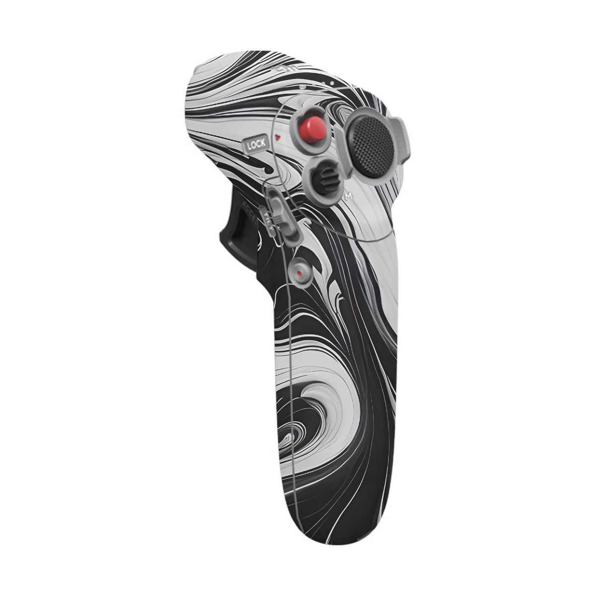 Black and White Marble DJI Motion Remote Controller Skin