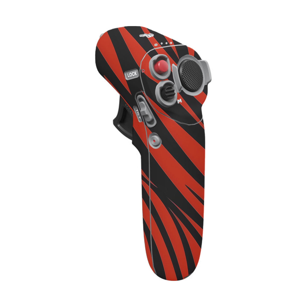 Red and Black Stripes DJI Motion Remote Controller Skin