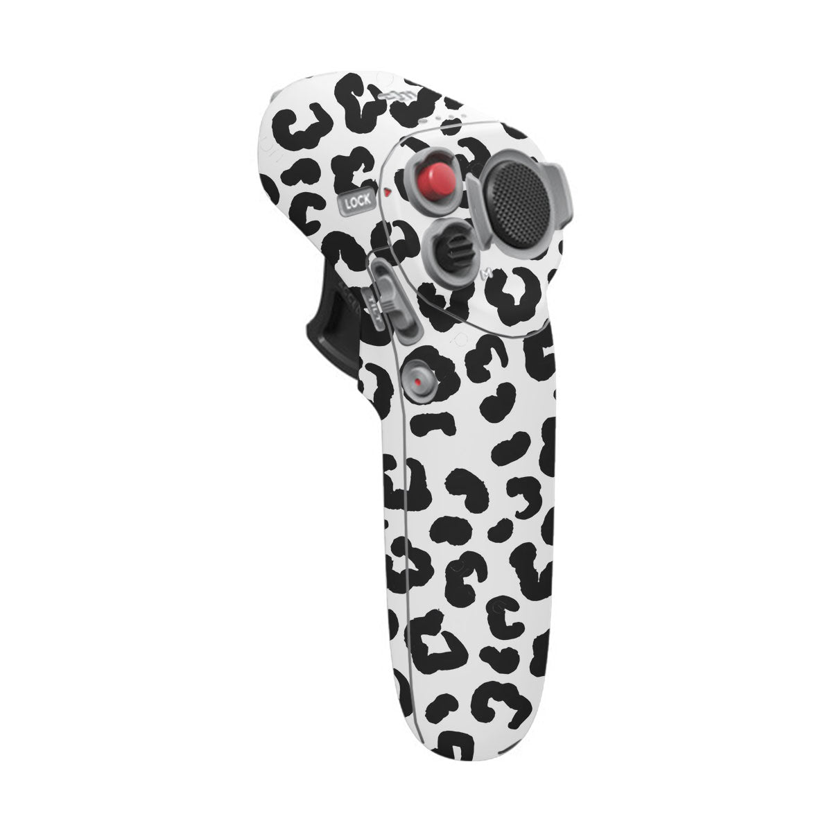 White Leopard DJI Motion Remote Controller Skin