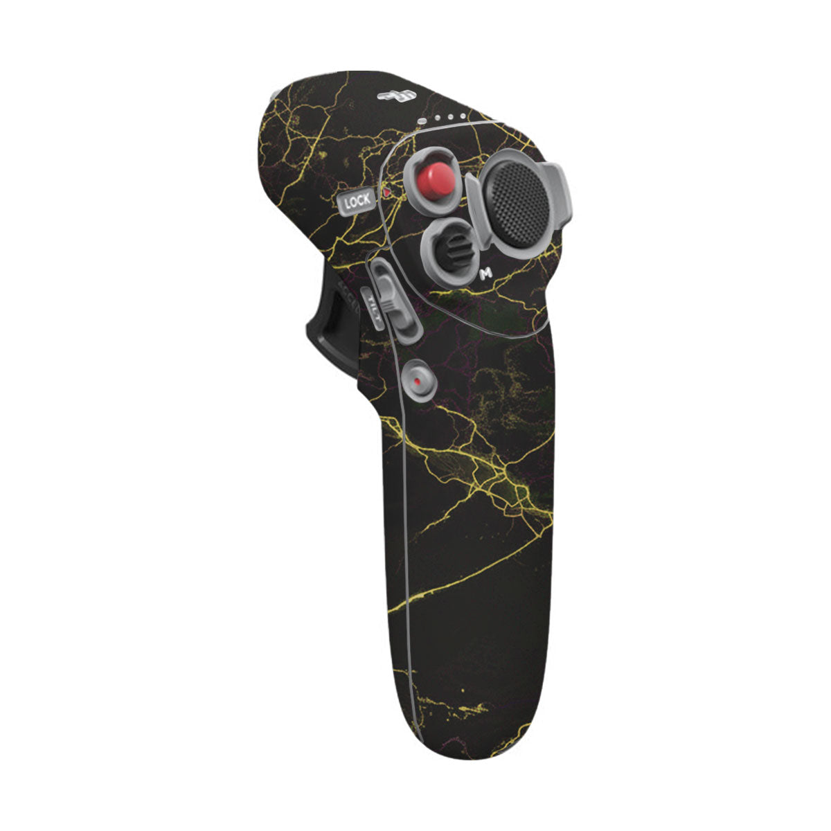 Electric Gold Veins DJI Motion Remote Controller Skin