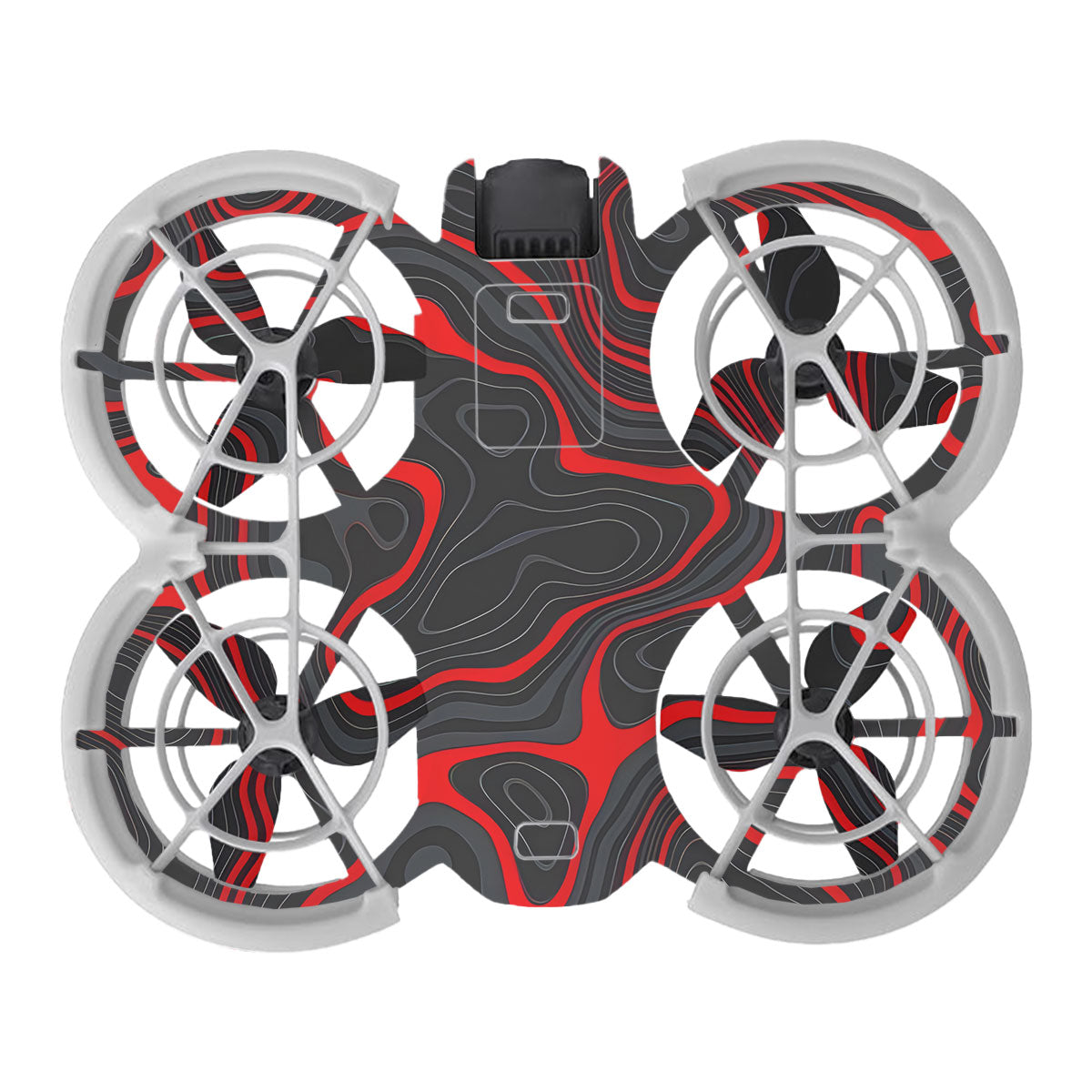 Crimson Waves DJI Neo Drone Skin