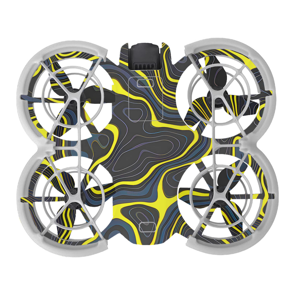 Neon Lava Contours DJI Neo Drone Skin