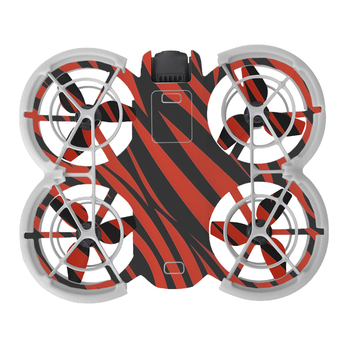 Red and Black Stripes DJI Neo Drone Skin